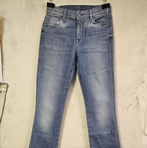 7 For All Mankind Light Blue Flare Jeans